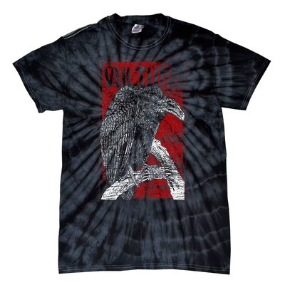 Bird Africa Animal Scavenger Ruppells Griffon Vulture Tie-Dye T-Shirt