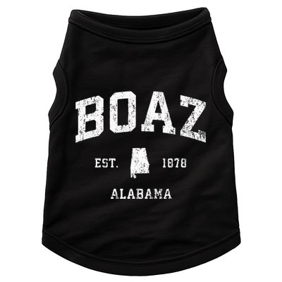 Boaz Alabama Al Vintage Athletic Sports Design Doggie Tank