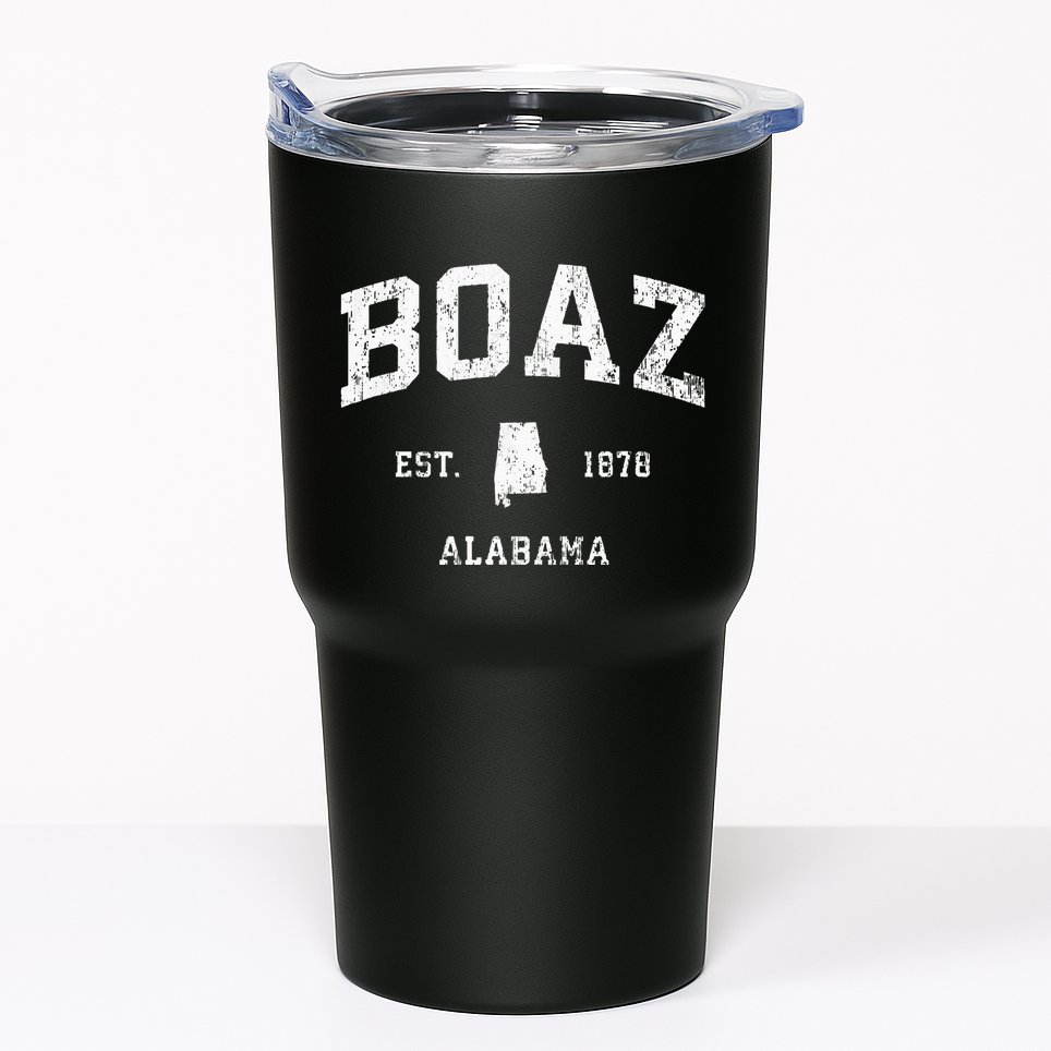 Boaz Alabama Al Vintage Athletic Sports Design Tumbler