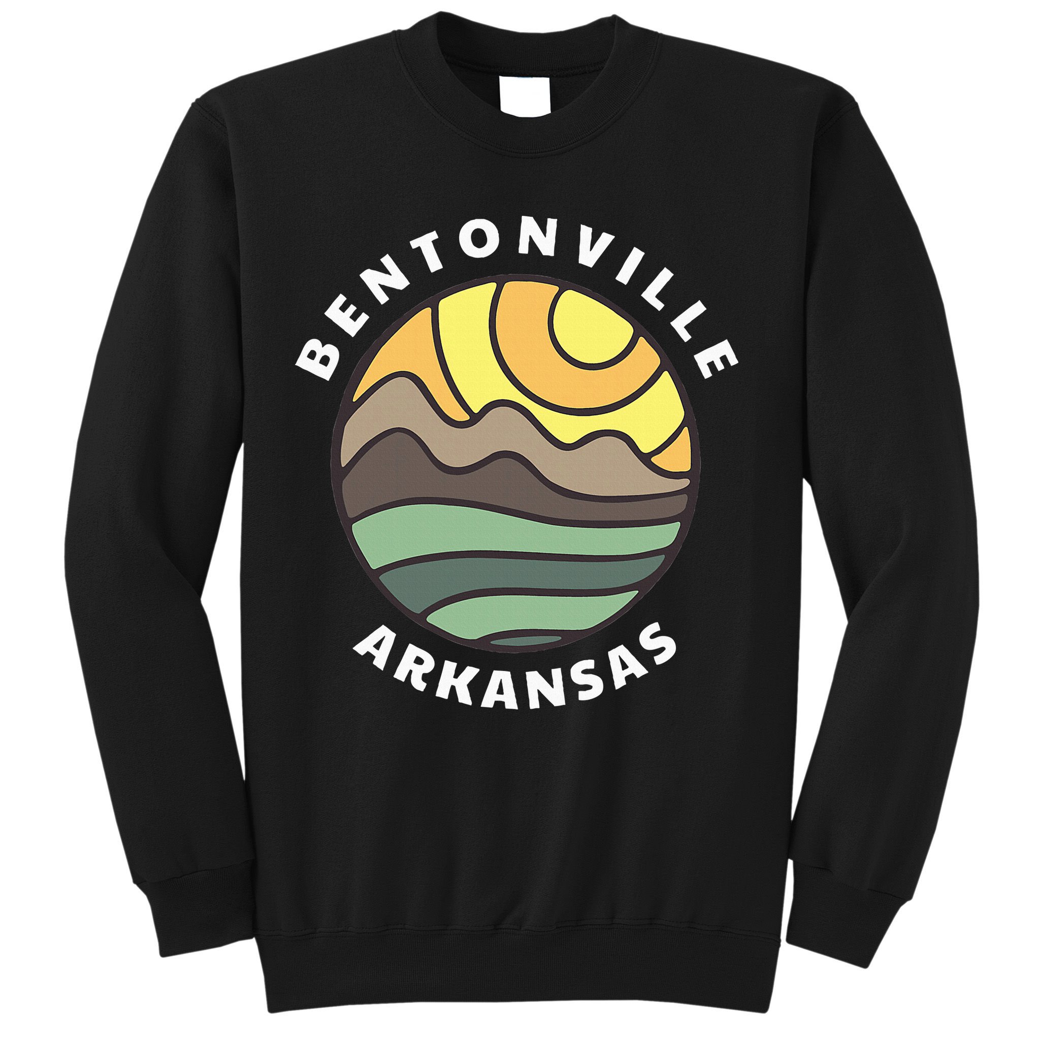 Bentonville Arkansas Ar Mountain Vacation Souvenir Sweatshirt