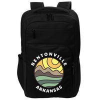 Bentonville Arkansas Ar Mountain Vacation Souvenir Impact Tech Backpack