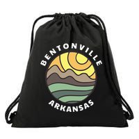 Bentonville Arkansas Ar Mountain Vacation Souvenir Drawstring Bag