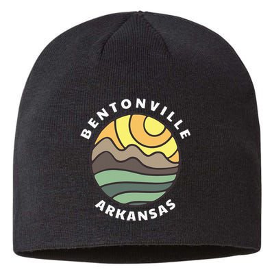 Bentonville Arkansas Ar Mountain Vacation Souvenir Sustainable Beanie