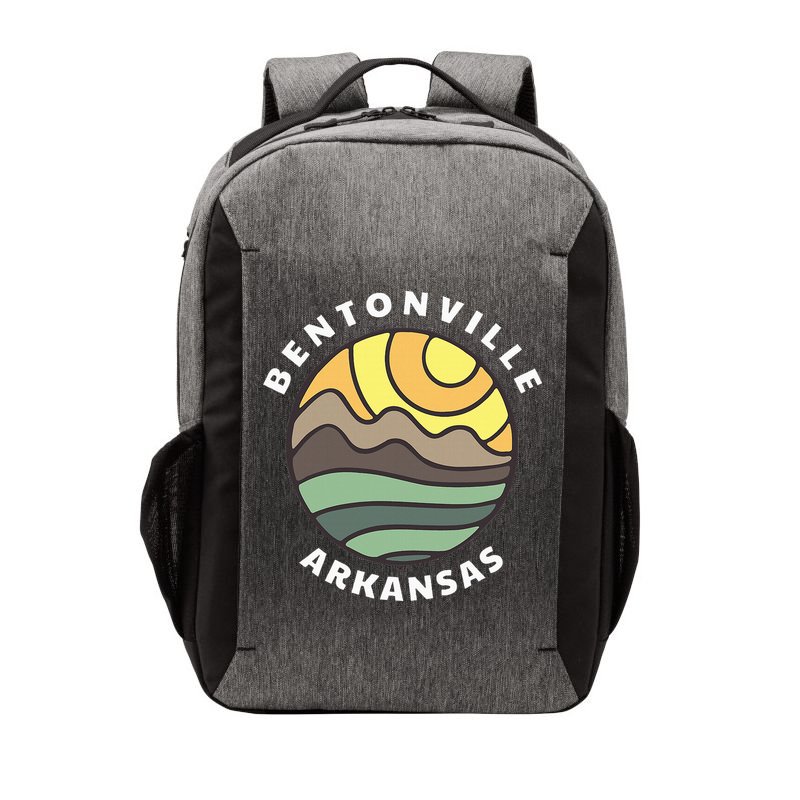 Bentonville Arkansas Ar Mountain Vacation Souvenir Vector Backpack