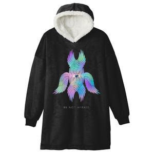 Biblically Accurate Angel Rainbow Seraph Be Not Afraid Hooded Wearable Blanket