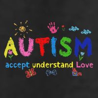 Brushstroke Autism Accept Understand Love Autism Awareness Adult Drive Performance Visor