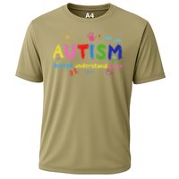Brushstroke Autism Accept Understand Love Autism Awareness Cooling Performance Crew T-Shirt