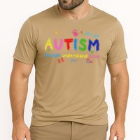 Brushstroke Autism Accept Understand Love Autism Awareness Cooling Performance Crew T-Shirt