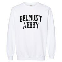 Belmont Abbey Arch Vintage College University Alumni Style Garment-Dyed Sweatshirt