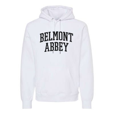 Belmont Abbey Arch Vintage College University Alumni Style Premium Hoodie