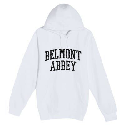 Belmont Abbey Arch Vintage College University Alumni Style Premium Pullover Hoodie