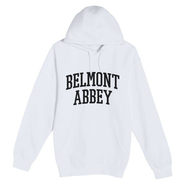 Belmont Abbey Arch Vintage College University Alumni Style Premium Pullover Hoodie