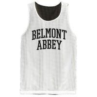 Belmont Abbey Arch Vintage College University Alumni Style Mesh Reversible Basketball Jersey Tank