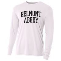 Belmont Abbey Arch Vintage College University Alumni Style Cooling Performance Long Sleeve Crew