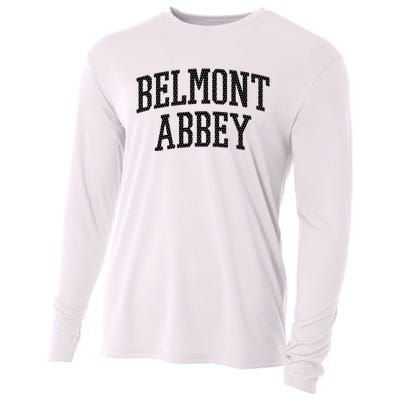 Belmont Abbey Arch Vintage College University Alumni Style Cooling Performance Long Sleeve Crew