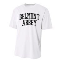 Belmont Abbey Arch Vintage College University Alumni Style Performance Sprint T-Shirt