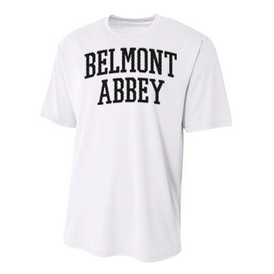 Belmont Abbey Arch Vintage College University Alumni Style Performance Sprint T-Shirt