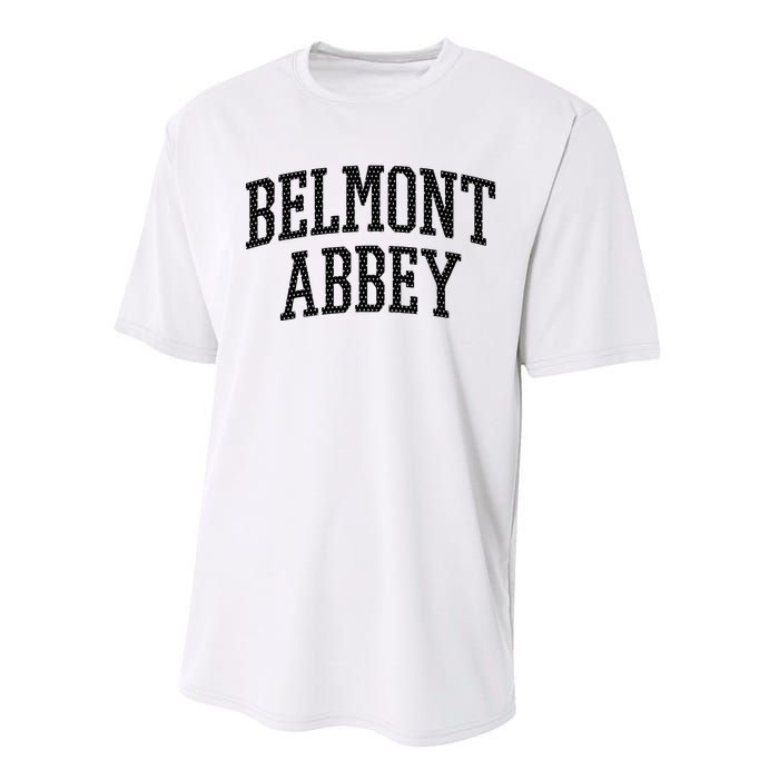 Belmont Abbey Arch Vintage College University Alumni Style Performance Sprint T-Shirt