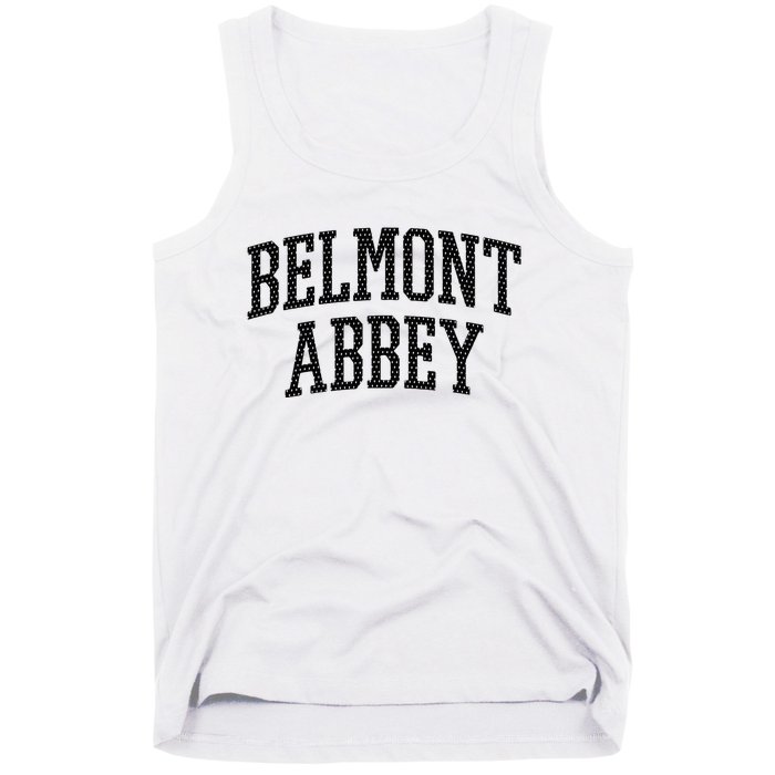 Belmont Abbey Arch Vintage College University Alumni Style Tank Top