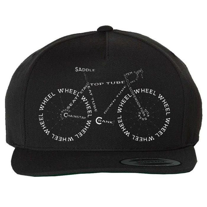 Bicycle Amazing Anatomy Cycling Wool Snapback Cap