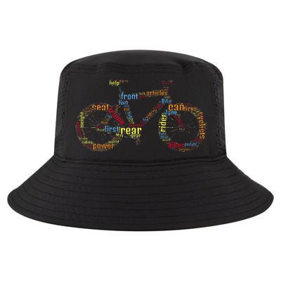 Bicycle Amazing Anatomy Cycling Cool Comfort Performance Bucket Hat