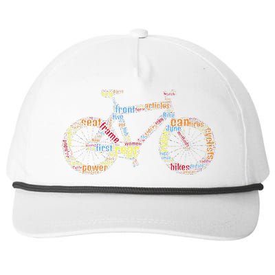 Bicycle Amazing Anatomy Cycling Snapback Five-Panel Rope Hat