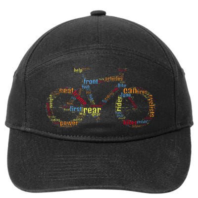 Bicycle Amazing Anatomy Cycling 7-Panel Snapback Hat