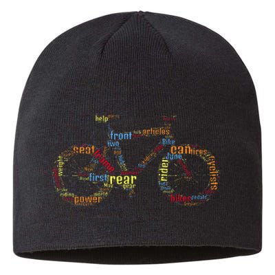 Bicycle Amazing Anatomy Cycling Sustainable Beanie