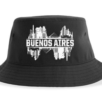 Buenos Aires Argentina Skyline Sustainable Bucket Hat