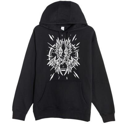 Biblically Accurate Angel Be Not Afraid Bible Angel Premium Pullover Hoodie