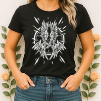 Biblically Accurate Angel Be Not Afraid Bible Angel Womens T-Shirt