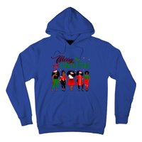 Black African American Santa Christmas Melanin Great Gift Hoodie