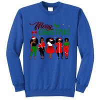 Black African American Santa Christmas Melanin Great Gift Sweatshirt