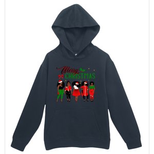 Black African American Santa Christmas Melanin Great Gift Urban Pullover Hoodie