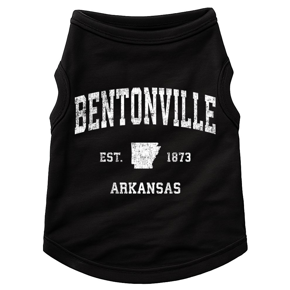 Bentonville Arkansas Ar Vintage Sports Doggie Tank