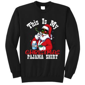 Black African American Santa Claus Christmas Pajamas 2023 Sweatshirt