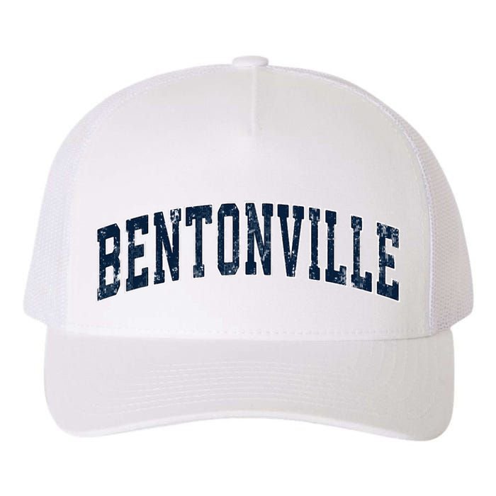 Bentonville Arkansas Ar Vintage Sports Design Yupoong Adult 5-Panel Trucker Hat