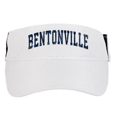 Bentonville Arkansas Ar Vintage Sports Design Adult Drive Performance Visor