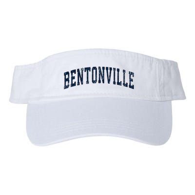 Bentonville Arkansas Ar Vintage Sports Design Valucap Bio-Washed Visor