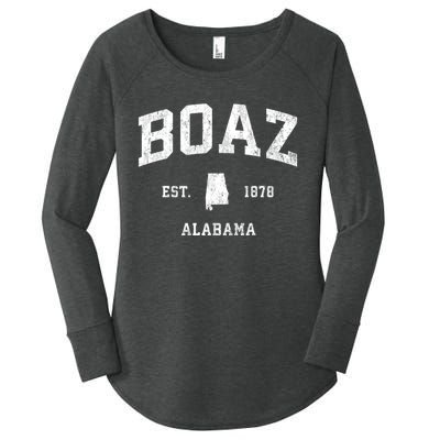 Boaz Alabama Al Vintage Athletic Sports Women's Perfect Tri Tunic Long Sleeve Shirt