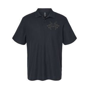 Biblically Accurate Archangel Wings Star Emo Alt Goth Softstyle Adult Sport Polo