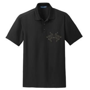 Biblically Accurate Archangel Wings Star Emo Alt Goth Dry Zone Grid Polo