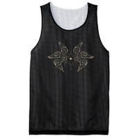 Biblically Accurate Archangel Wings Star Emo Alt Goth Mesh Reversible Basketball Jersey Tank