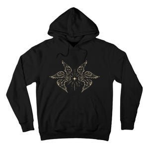 Biblically Accurate Archangel Wings Star Emo Alt Goth Tall Hoodie