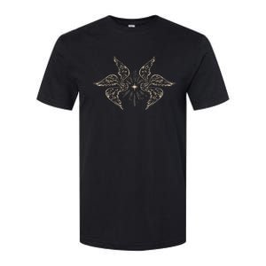 Biblically Accurate Archangel Wings Star Emo Alt Goth Softstyle CVC T-Shirt