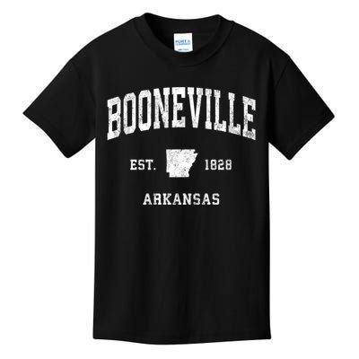 Booneville Arkansas Ar Vintage Athletic Sports Kids T-Shirt