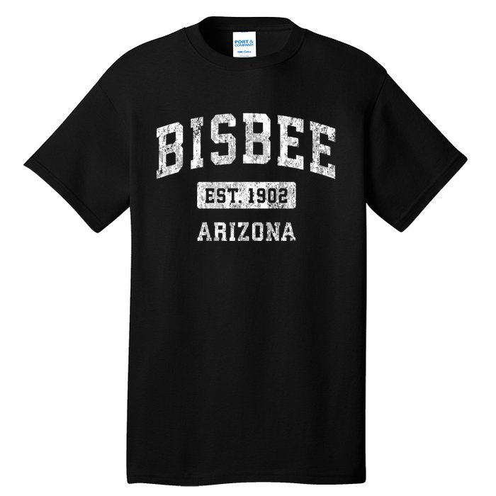 Bisbee Arizona Az Vintage Sports Established Tall T-Shirt