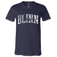 Blinn Athletic Arch College University Alumni V-Neck T-Shirt