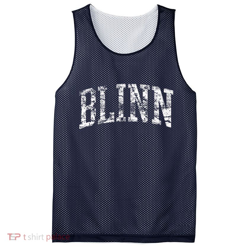 Blinn Athletic Arch College University Alumni Mesh Reversible Basketball Jersey Tank