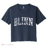 Blinn Athletic Arch College University Alumni Crop Top